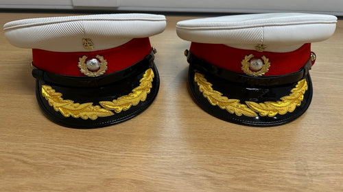 Royal Marines cap re-peaking service 