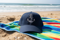Navy blue cap with an anchor